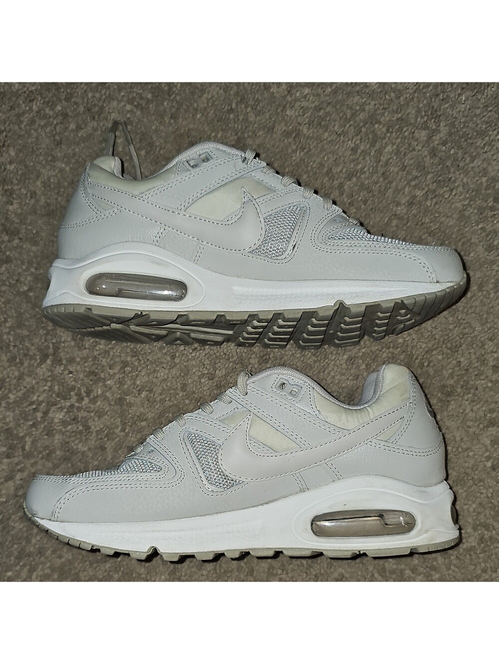 Nike Air Max Command Men's Low Top Lace-Up Sneakers Gray 397690-018